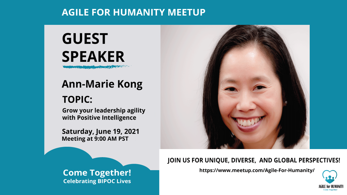 Ann-Marie Kong at AGile for Humanity Meetup